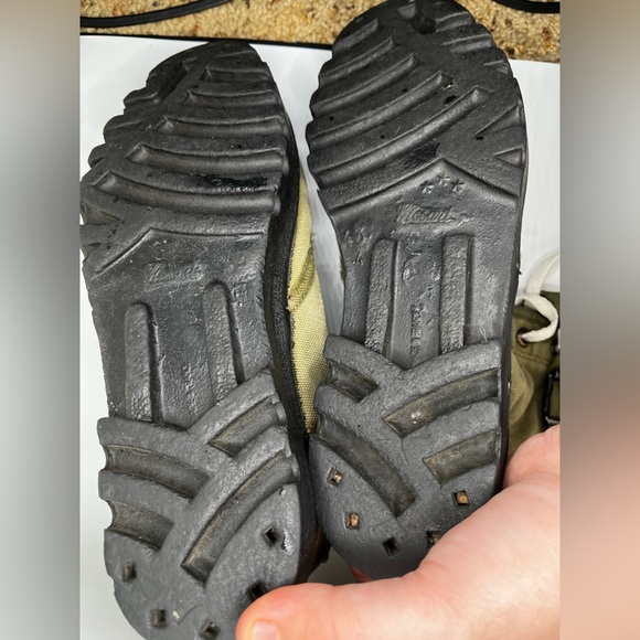 Vintage Wissart Military Canvas Gaiter Double Buckle Army Boot Size 43 - Picture 12 of 16